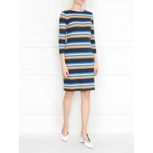 Brooks Brothers Striped Knit Pencil Dress